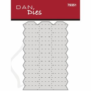 Die/sk�re stencil, Dan-Dies 79351; Foldet julekugle - version 2 - Lille