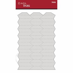 Die/skre stencil, Dan-Dies 79352; Foldet julekugle - version 2 - Kmpe