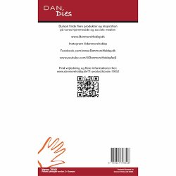 Die/skre stencil, Dan-Dies 79352; Foldet julekugle - version 2 - Kmpe