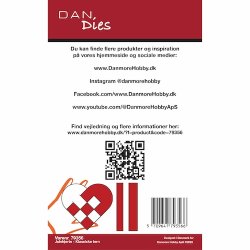 Die/skre stencil, Dan-Dies 79356; Flettet julehjerte - klassiske tern