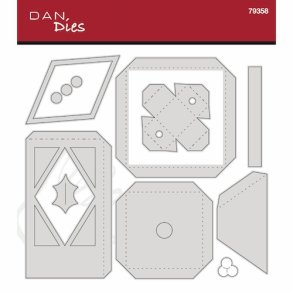 Die/sk�re stencil, Dan-Dies 79358; Stor lanterne