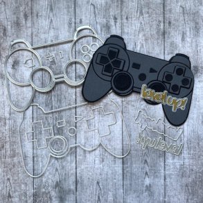 Dies/sk�re stencils, Dan-Dies 7936, Controller ca. 14x9cm