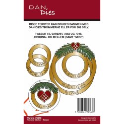 Die/sk�re stencil, Tilbeh�r til trommerne (tekster mm.), Dan dies 79360