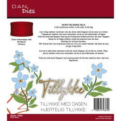 Die/sk�re stencil, Tromme �ske, Dan dies 79361