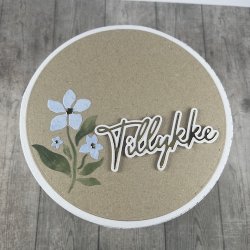 Die/sk�re stencil, Tromme �ske, Dan dies 79361