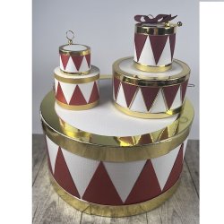 Die/sk�re stencil, Tilbeh�r til Tromme-�ske, Dan dies 79362