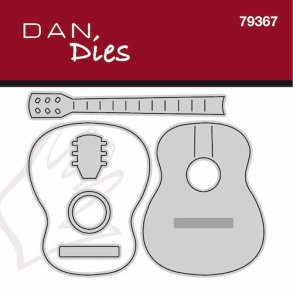 Die/sk�re stencil, Spansk Guitar, Dan dies 79367