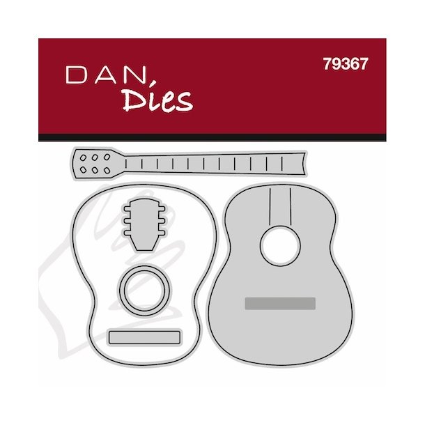 Die/sk�re stencil, Spansk Guitar, Dan dies 79367