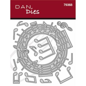 Die/sk�re stencil, Krans m/noder, Dan dies 79368
