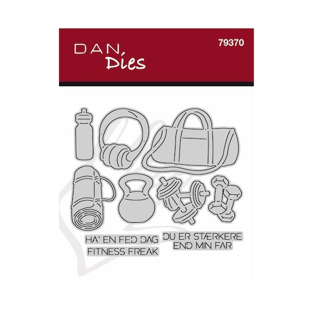 Die/sk�re stencil, Fitness udstyr, Dan dies 79370