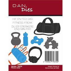Die/sk�re stencil, Fitness udstyr, Dan dies 79370