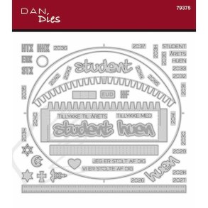 Die/sk�re stencil, Dan Dies 79375; Tilbeh�r til tromme �ske (79361) - Hue & oval �ske