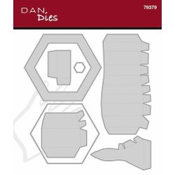 Die/sk�re stencil, Dan Dies 79379; Sutteflaske-�ske