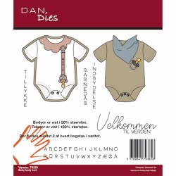 Die/sk�re stencil, Dan Dies 79381; Baby body kort