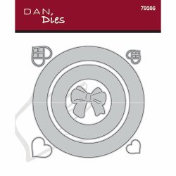 Die/sk�re stencil, Dan Dies 79386; Tilbeh�r til rund tromme �ske (79361) - cirkler/endestykker til nye trommest�rrelser
