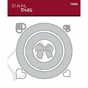 Die/sk�re stencil, Dan Dies 79386; Tilbeh�r til rund tromme �ske (79361) - cirkler/endestykker til nye trommest�rrelser