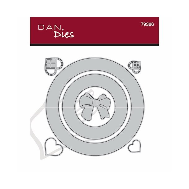 Die/sk�re stencil, Dan Dies 79386; Tilbeh�r til rund tromme �ske (79361) - cirkler/endestykker til nye trommest�rrelser