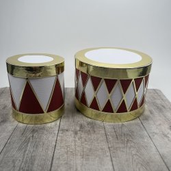 Die/sk�re stencil, Dan Dies 79386; Tilbeh�r til rund tromme �ske (79361) - cirkler/endestykker til nye trommest�rrelser