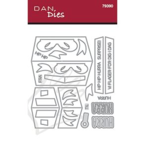 Die/sk�re stencil, Dan Dies 79390; Til og Fra gaver