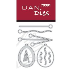 Die/sk�re stencil, Dan Dies 79391; Balloner
