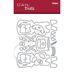 Die/sk�re stencil, Dan Dies 79394; Stor garder m/tromme