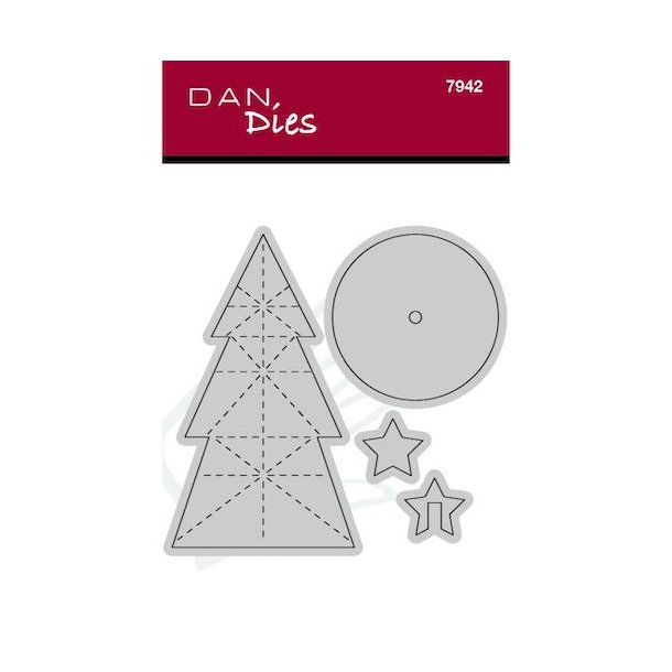 Die/skre stencil, Dan-Dies 7941; Mellem juletr i 3D