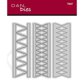 Die/sk�re stencil, Tilbeh�r til tromme i mellemst�rrelse, Dan dies 7947