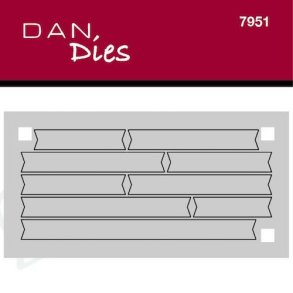 Dies/sk�re stencils, Dan-Dies 7951, die til DAN stamps 