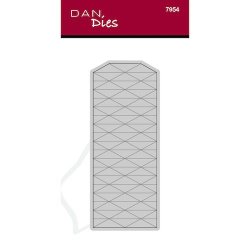 Die/skre stencil, Dan Dies 7955; Foldet julekugle - MIKRO