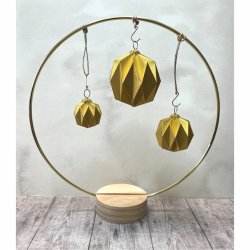 Die/skre stencil, Dan Dies 7955; Foldet julekugle - MIKRO