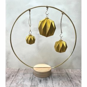 Die/sk�re stencil, Dan Dies 7954; Foldet julekugle - MINI