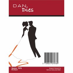 Die/skre stencil, Dan-Dies 7976; Brudepar