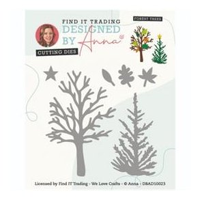 Die/skre stencil, 2 trer og blade