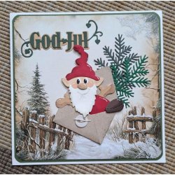 Dies/skre stencils, By Lene's BLD1003, Kuvert m/brev 