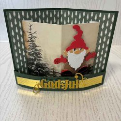 Dies/skre stencils, By Lene's BLD1001, Den frste Nisse