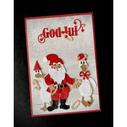 Dies/skre stencils, By Lene's BLD1109, Julemanden