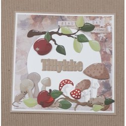 Dies/skre stencils, By Lene's svampe, BLD1514