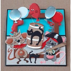 Dies/skre stencils, By Lene's spgelse &amp; pirathat, BLD1521