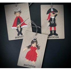 Dies/skre stencils, By Lene's "Harry Potter" kappe, fordelingshatten, kranium, svrd, BLD1523