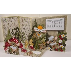 Dies/skre stencils, By Lene's BLD1524, blomster &amp; blade, kan bruges som tj til mus BLD1497