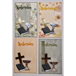 Dies/skre stencils, By Lene's BLD1526, kors, bibel, dbefond