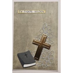 Dies/skre stencils, By Lene's BLD1526, kors, bibel, dbefond