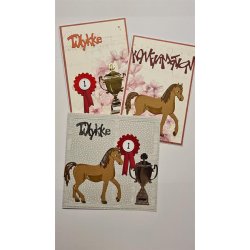 Dies/skre stencils, By Lene's BLD1528, Hest