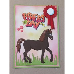 Akrylstempel fra By Lene, BLS1227, "Tillykke" &amp; "Perfect Day"