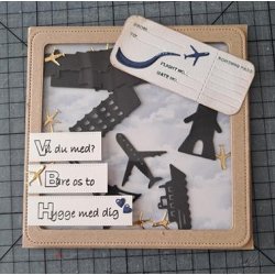 Dies/skre stencils, By Lene's BLD1562, Sevrdigheder; Frihedsgudinden, Akropolis, Taj mahal, mlle