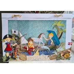 Dies/skre stencils, By Lene's BLD1569, hummer &amp; krabbe