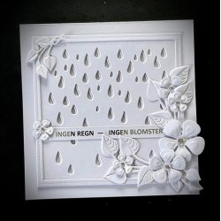 Dies/skre stencils, By Lene's BLD1571, regnvejr, vandpyt &amp; vandsprjt