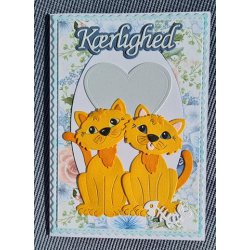 Dies/skre stencils, By Lene's BLD1579, Tekster "Bryllup", "Krlighed", "Tillykke"