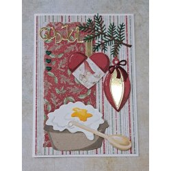 Dies/skre stencils, By Lene's BLD1585, Risengrd