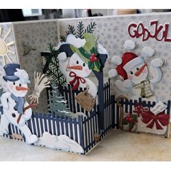 Dies/skre stencils, By Lene's BLD1594, Tilbehr til Snemand